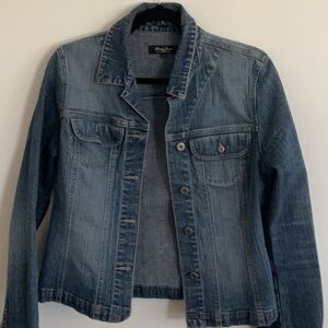 Blue Jean Jacket with Medium Indigo Wash